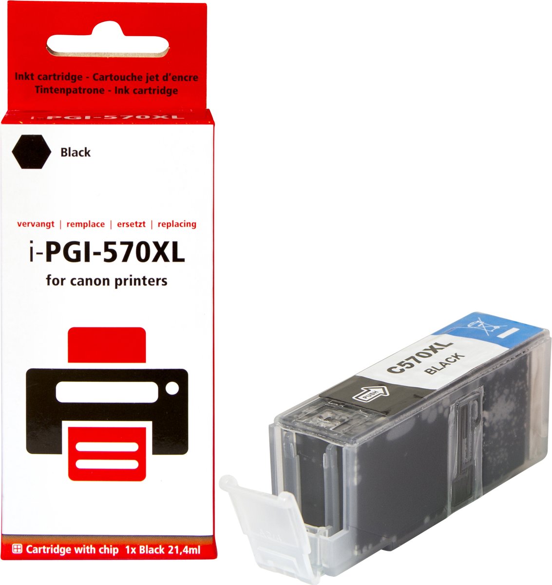 Canon PGI-570XL inktcartridge |Zwart| - Pixeljet